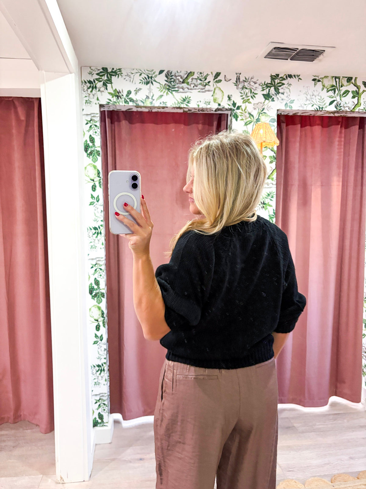 Sunny Days Sweater Cardigan-Black