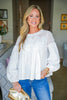 Orchard Picnic Lace Top-Off White