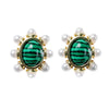 Malachite Moment Stud Earrings