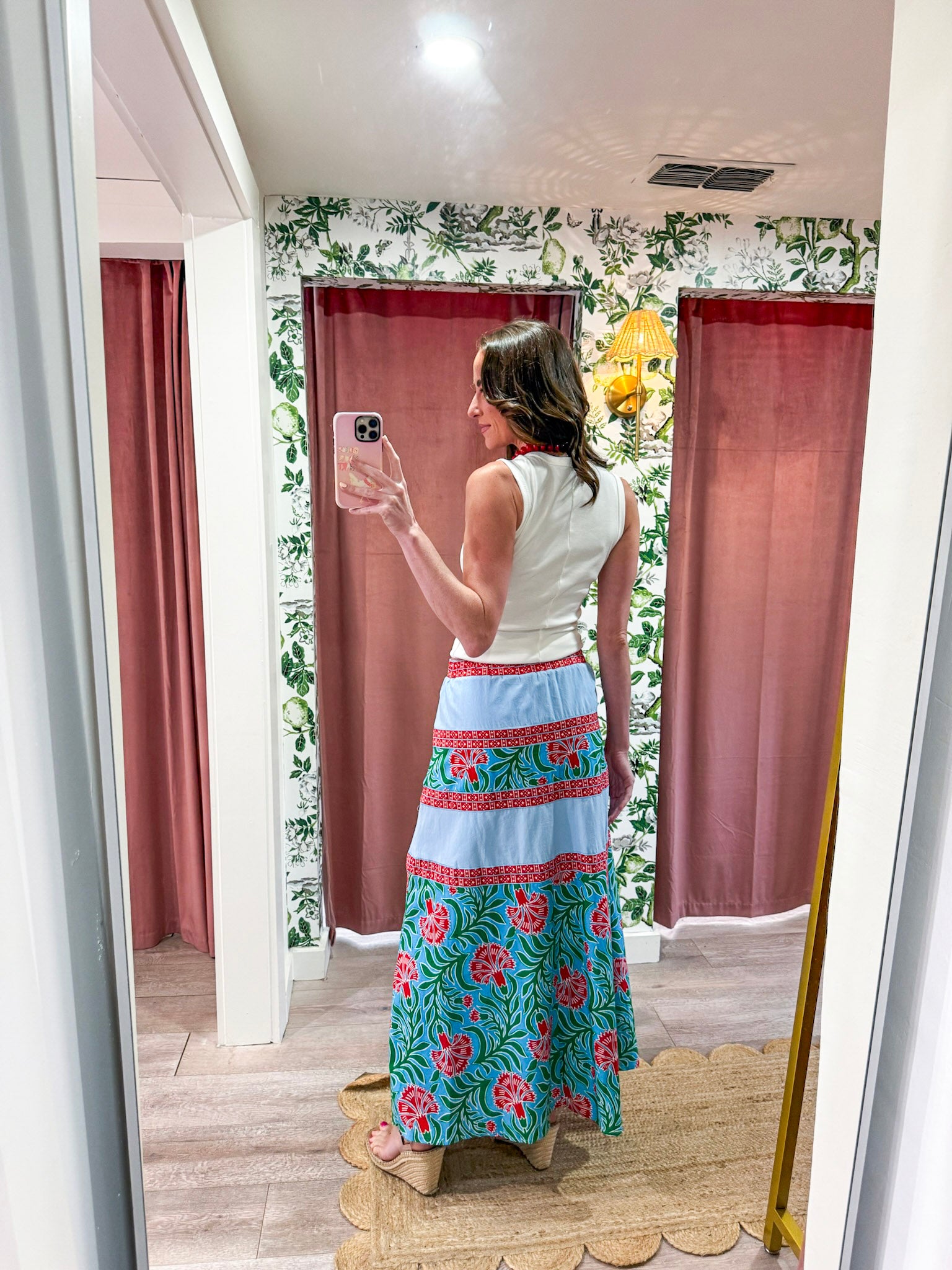 Artisan Mosaic Maxi Skirt