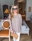 Love Luxe Knit Top-Oatmeal