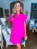 Weekend Vibes Mini Dress- Pink
