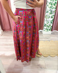 Gardenia Glow Midi Skirt