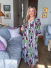 Wine & Whimsy Midi Dress