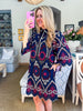 Deco Darling Embroidered Mini Dress