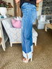 Cuff It High Rise Jeans- Dark