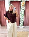 Madison Wide Leg Trousers