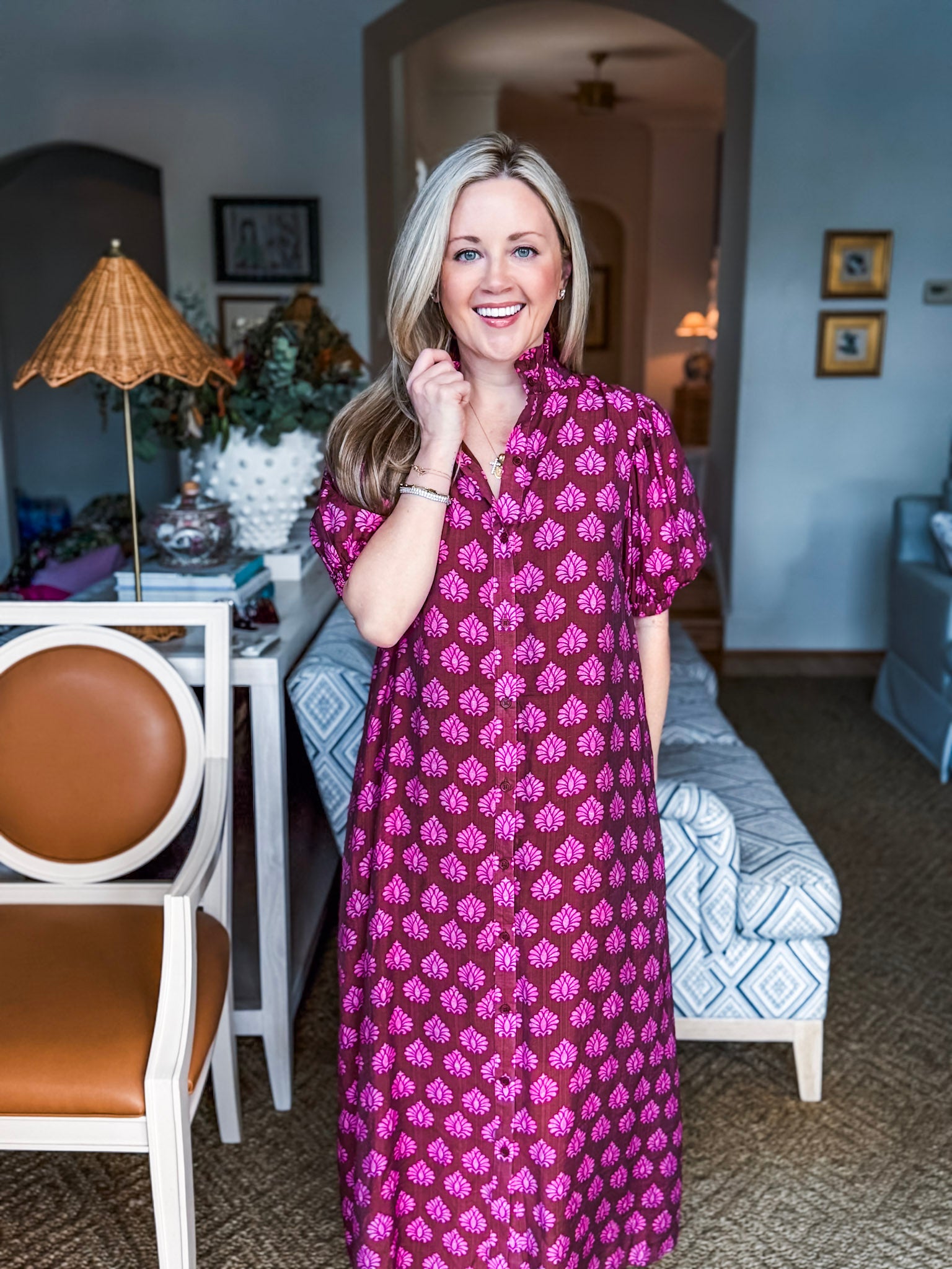 Vineyard Escape Midi Dress