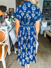 Botanical Moment Pattern Midi Dress
