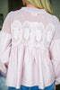 Orchard Picnic Lace Top-Mauve