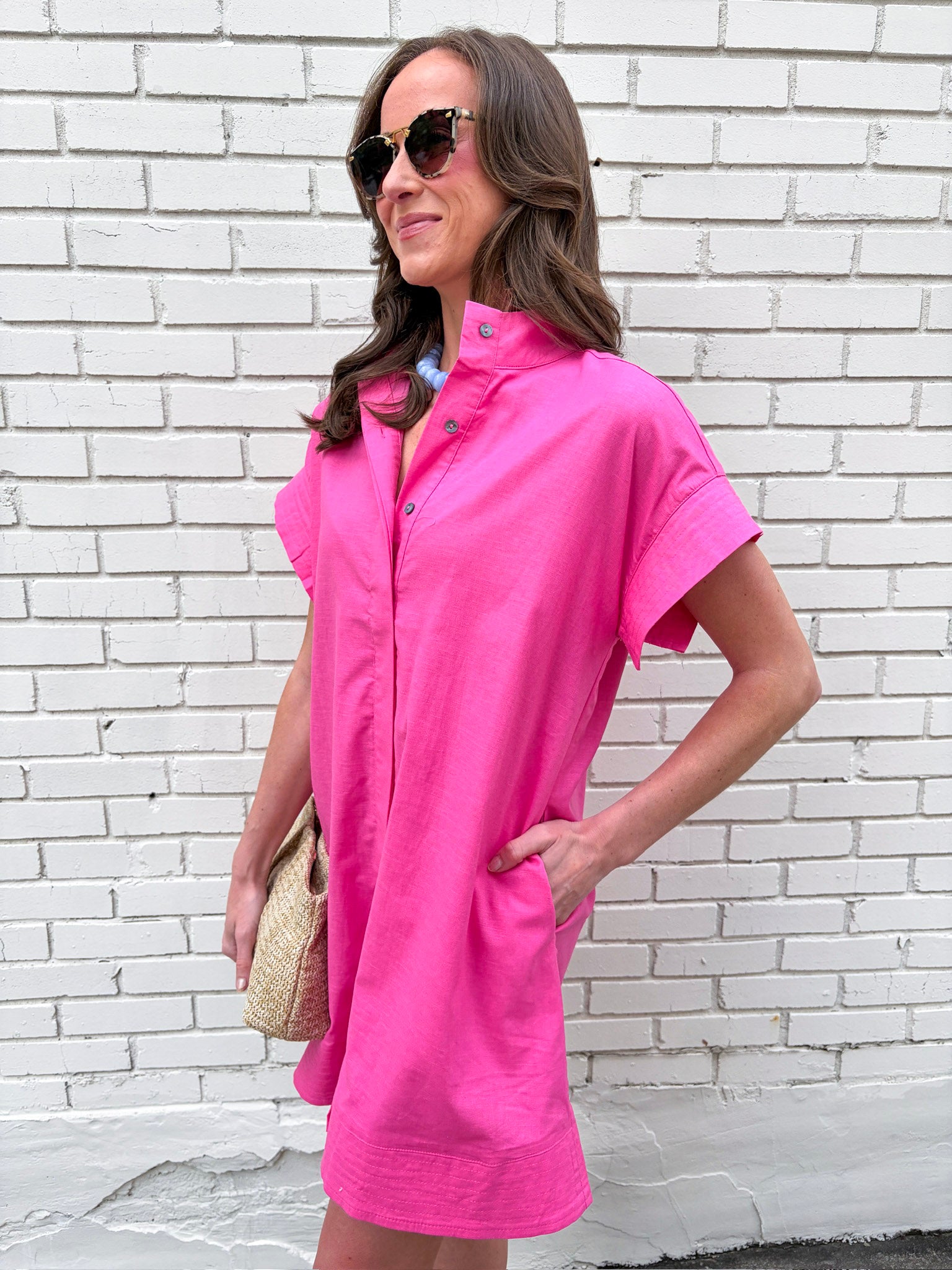 Forever Favorite Mini Dress-Pink