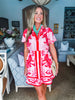 PREORDER: Vacation Babe Skirt Set-Red
