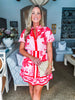 PREORDER: Vacation Babe Skirt Set-Red