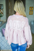 Orchard Picnic Lace Top-Mauve