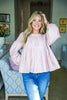 Orchard Picnic Lace Top-Mauve