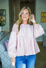 Orchard Picnic Lace Top-Mauve