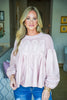 Orchard Picnic Lace Top-Mauve