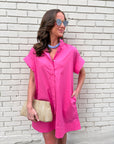 Forever Favorite Mini Dress-Pink
