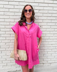 Forever Favorite Mini Dress-Pink