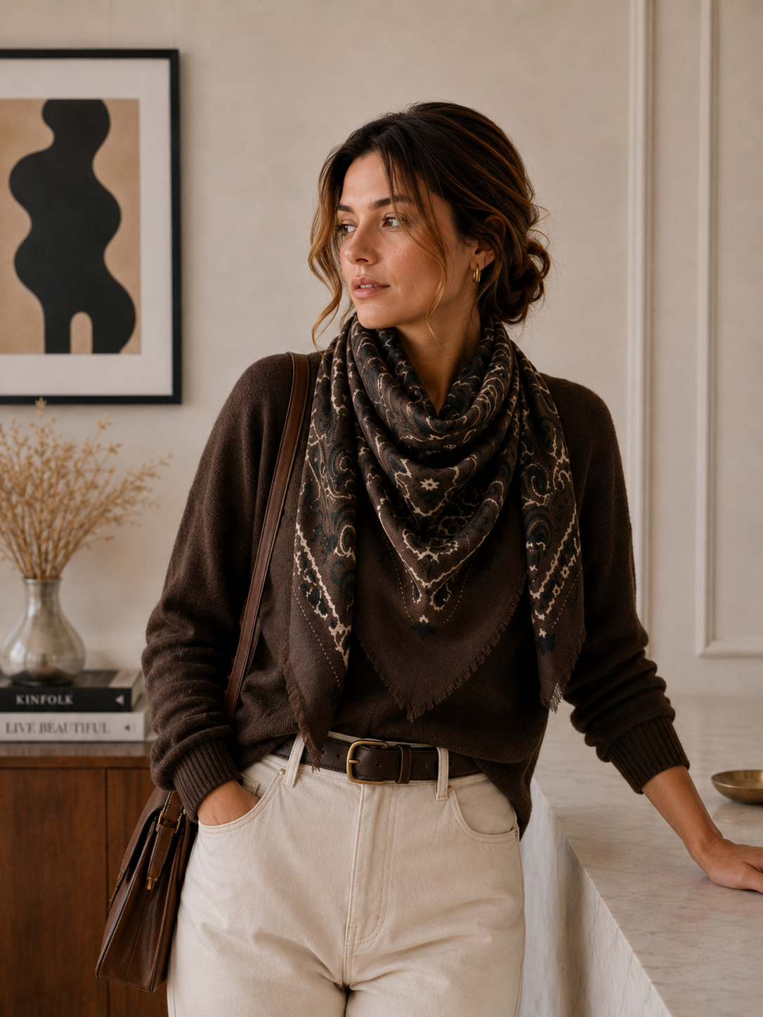 Western Trail Square Bandana-Cafe