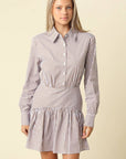 Versailles Stripe Mini Dress