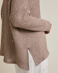 Love Luxe Knit Top-Oatmeal