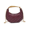 Ursula Woven Crossbody- Wine