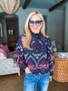 Deco Darling Embroidered Top