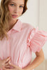 Strolling Through Maine Midi Dress-Pink