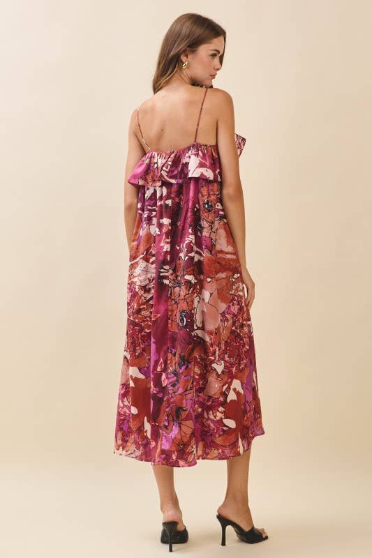 Just Us Flowy Midi Dress