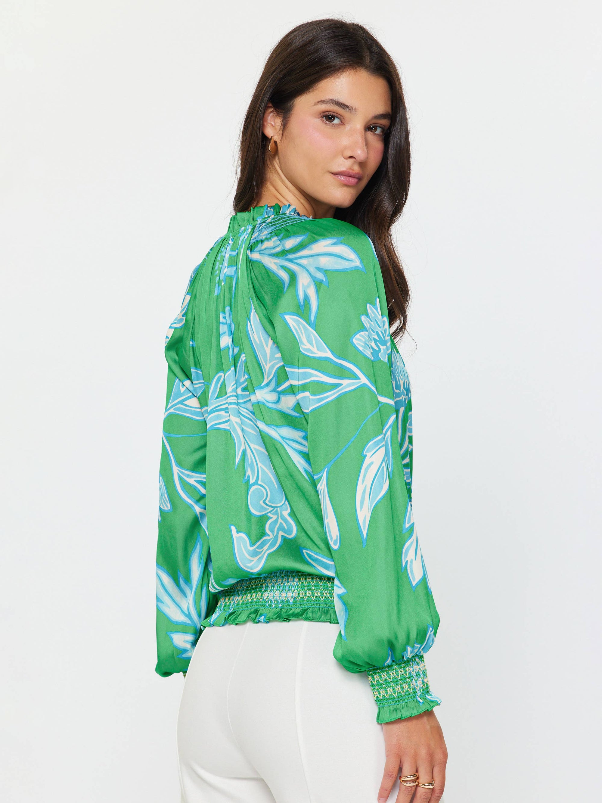 Vibrant Spring Floral Top