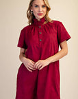 Margaux Mini Dress-Plum