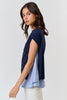 School Girl Asymmetrical Top