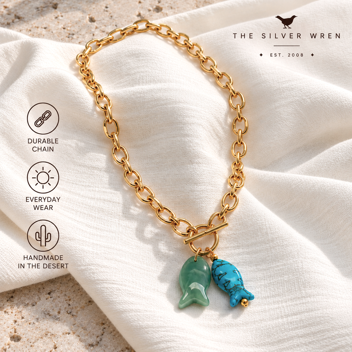 Shay Fish Toggle Necklace