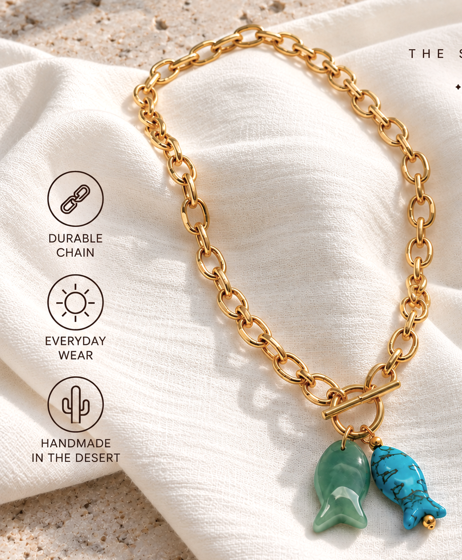 Shay Fish Toggle Necklace