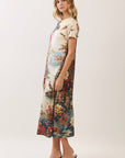 Floral Vista Midi Dress