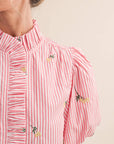Spring Fling Bubble Sleeve Top