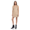 All Talk Faux Suede Dress