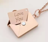 Love Letter Necklace- Rose Gold