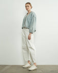 Bay Breeze Denim Top-Denim