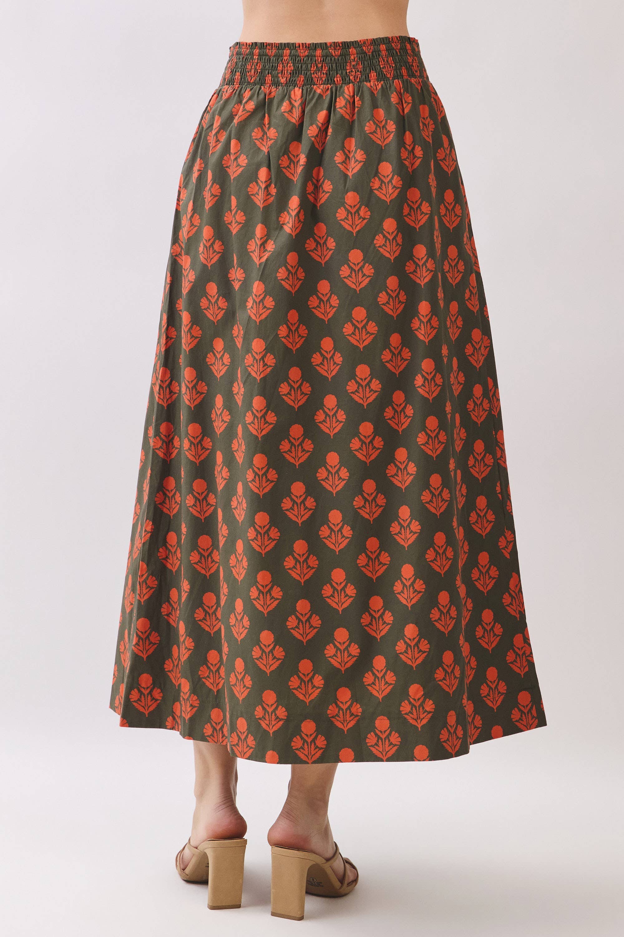 Oak Blossom Midi Skirt