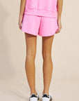 Sunny Side Knit Shorts-Pink
