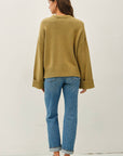 Unhurried Oversized Sweater-Lime Green