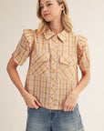Aria Button Down Top
