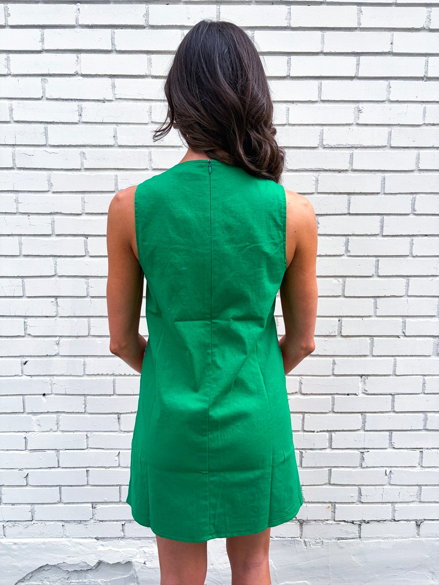 Petal Poetry Embroidered Mini Dress