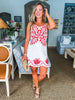 Seaside Stroll Embroidered Dress