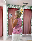 Peacock Solstice Peplum Top