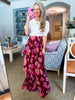 Dreaming Of Dahlias Maxi Skirt