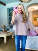 Sweet and Soft Pull Over Sweater-Mocha