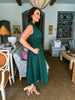 Classic Times Midi Dress- Green